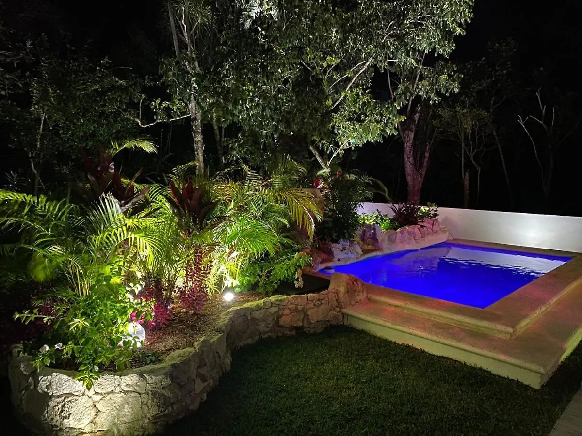 Amazing Villa Inside Tulum Country Club Akumal